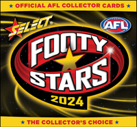 SELECT FOOTY STARS 2024 - 2 BOX COMBO RETAIL + HOBBY