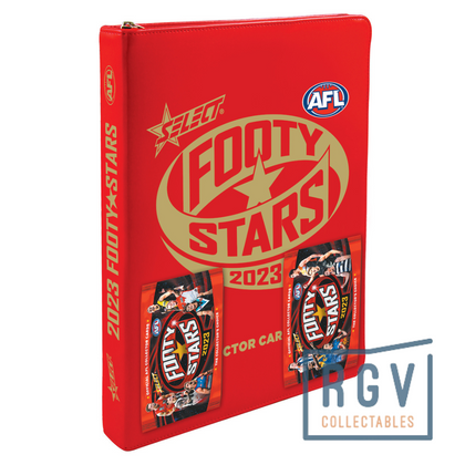 SELECT FOOTY STARS 2023 - 3 RING ALBUM / FOLDER