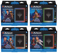 Magic the Gathering Universes Beyond Doctor Who Commander Decks Display (Set of 4)