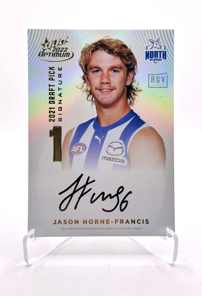 Jason Horne-Francis Gold DPS 'Jumper Number' 06/85 - 2022 AFL Select Optimum