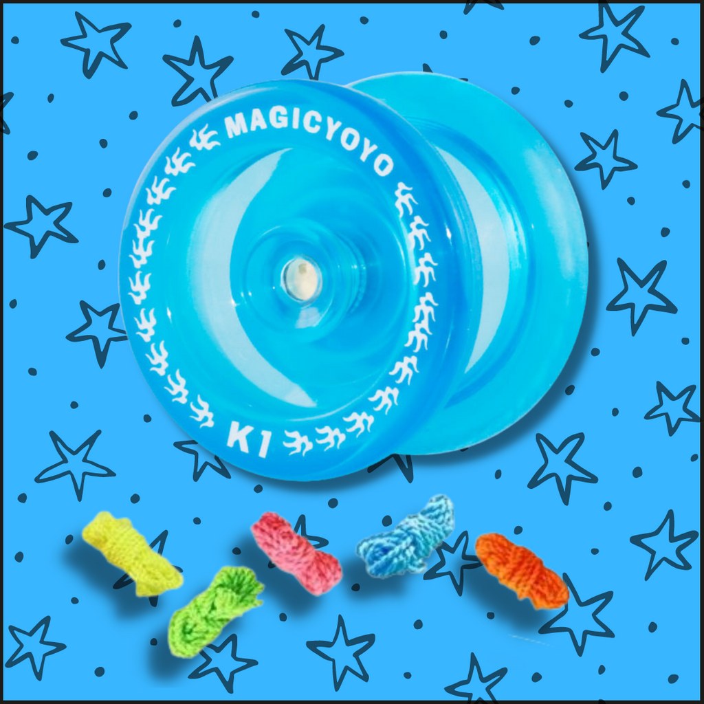 YO YO K1 MAGICYOYO RESPONSIVE LIGHT BLUE FREE SHIPPING RGV Collectables