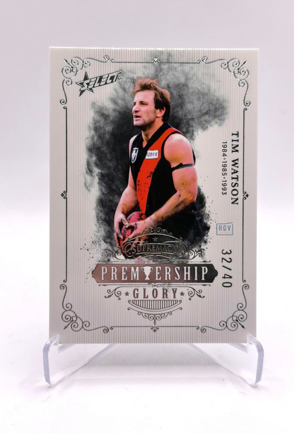 Tim Watson Premiership Glory 'Jumper Number' 32/40 - 2021 AFL Select Supremacy