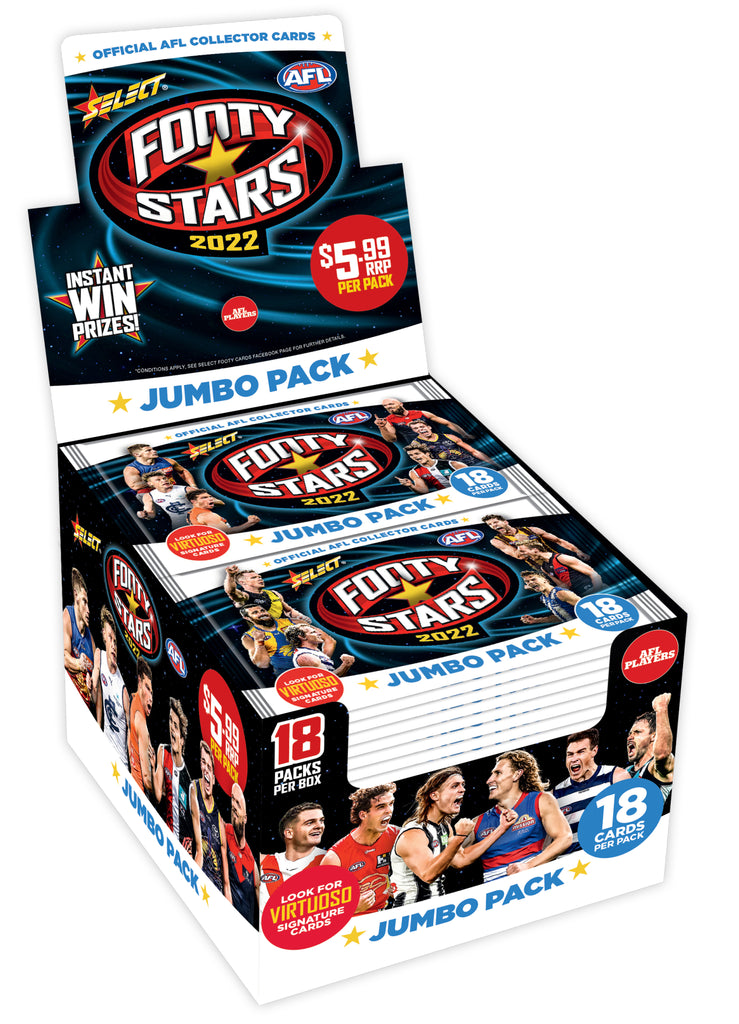 Select Footy Stars 2022 - JUMBO Box