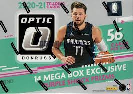 20-21 Panini NBA Optic Donruss Mega Box 56 Cards