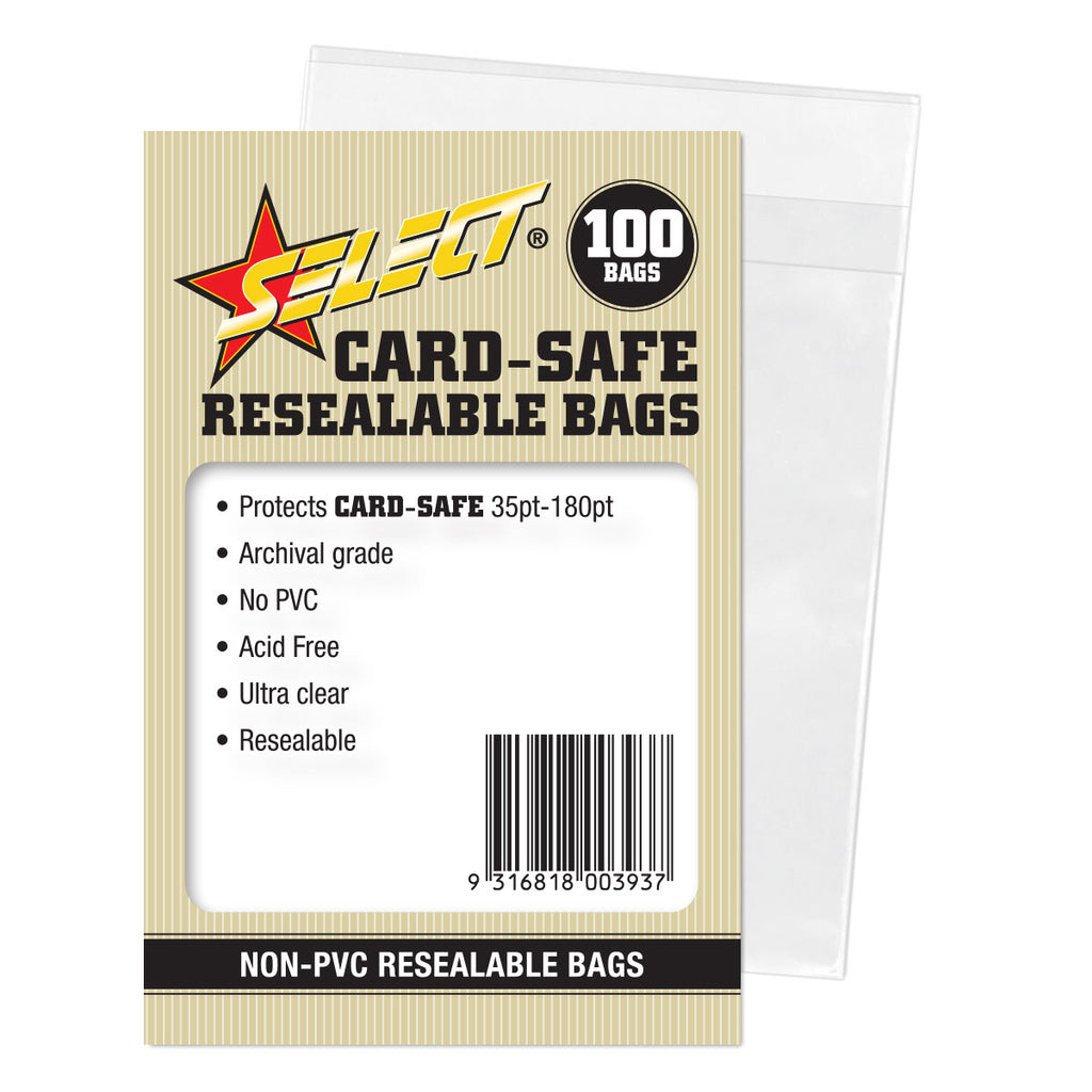 Select Card Safe One Touch Bags 100pcs – RGV Collectables